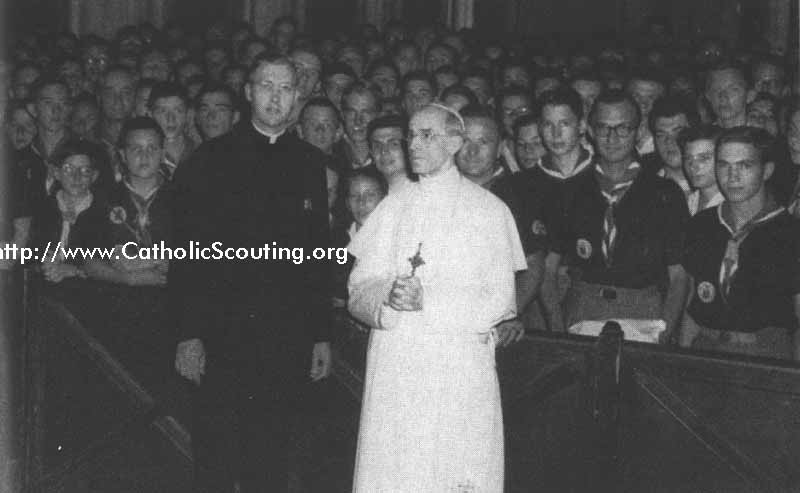 1951 Pius XII with Scouts